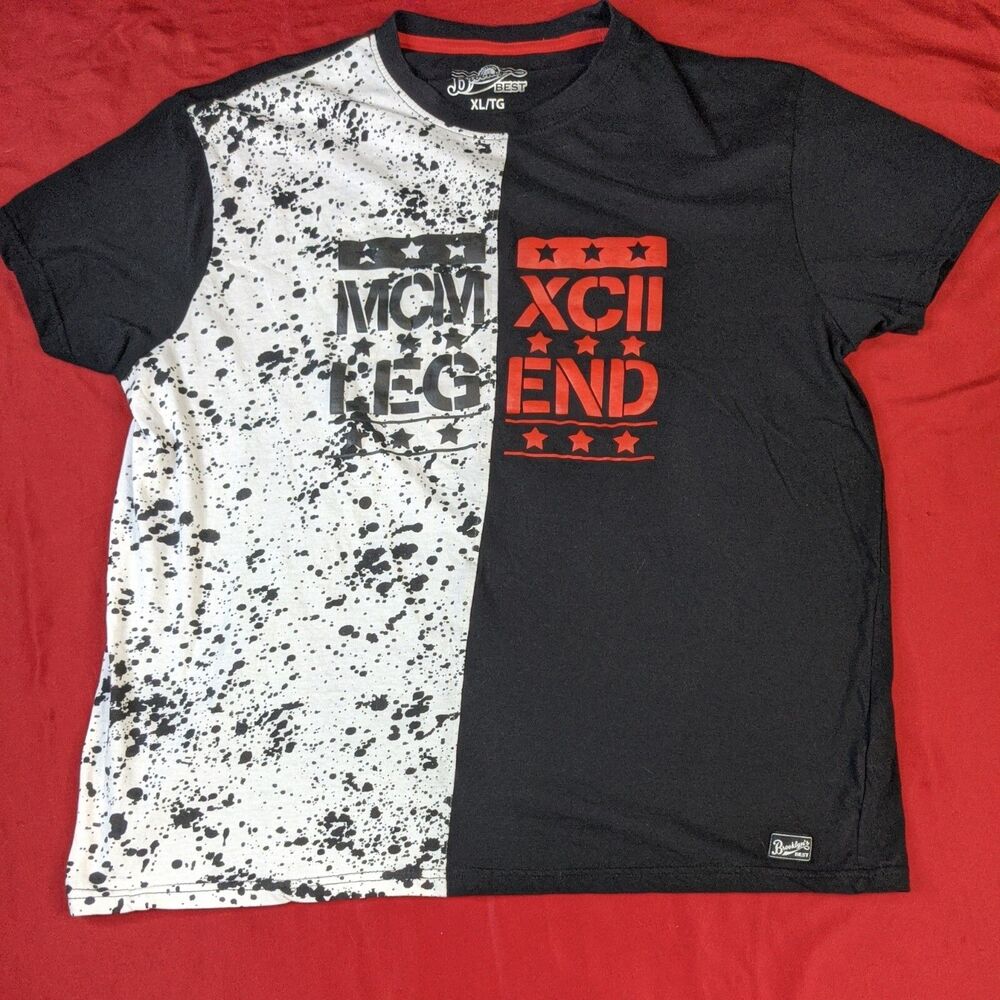 Mens XL Black T Shirt  Brooklyn's Best 1992 Legend  100% Cotton